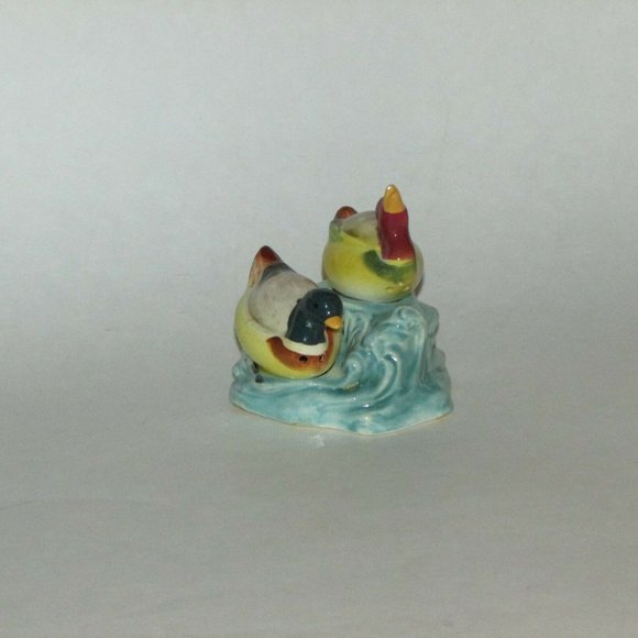 Salt & Pepper Shakers Vintage 3 pc set Ducks Cottagecore Mid-century - Picture 11 of 12